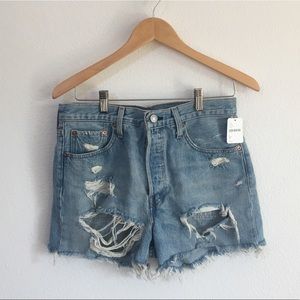 NEW Levi’s Free People ripped denim shorts